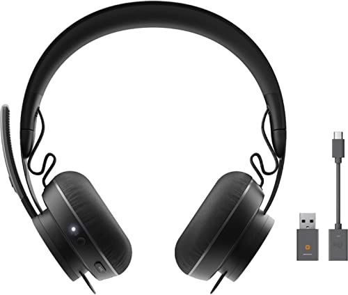 Logitech Zone 900 Wireless Bluetooth Noise Canceling Mic Over-Ear Stereo Headset, Flip to Mute, Multi-Device Connectivity Headset – 981-001100 (Renewed)