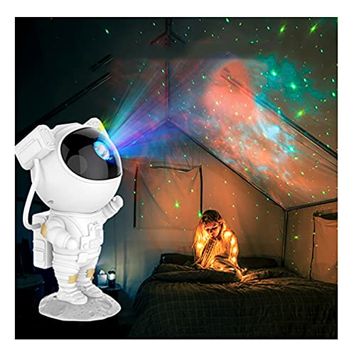 Astronaut Star Projection Light,LED Kids Night Light,Galaxy Nebula Ceiling Projector Lamp,with Remote and Timer,for Children and Adults Bedroom Party Best Gift