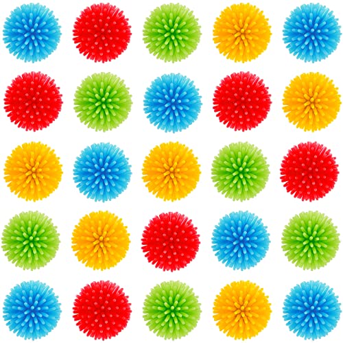 Civaner Mini Porcupine Balls Multicolor Hedge Balls for Teens Adults Spiky Colorful Balls Fidget Toys for Teens, Birthday Party Favors (40 Pieces)