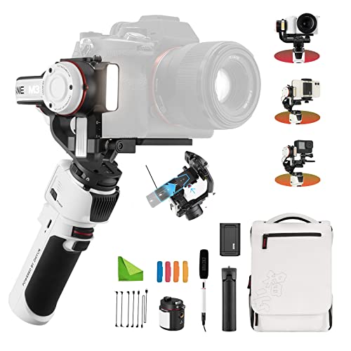 Zhiyun Crane M3 Pro Version 3-Axis Handheld Gimbal Stabilizer for Mirrorless Cameras, Compatible with Sony A6600, A6100, A6000, RX100 M7, GX85, for Gopro Hero10/9/8 5/6/7,iPhone 13 12 XS-Pro Max