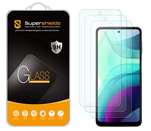 (3 Pack) Supershieldz Designed for Motorola Moto G Power (2022) [Not fit for 2020/2021 Model] Tempered Glass Screen Protector, Anti Scratch, Bubble Free