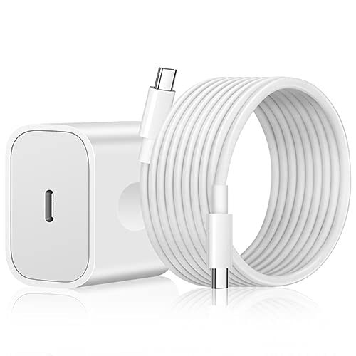 USB C Fast Charger for iPad Pro 11, iPad Pro 12.9 inch 2018-2023, iPad Air 4th/5th, iPad 10th Generation, iPad Mini 6, Pixel 5/2X /3XL.PD Wall Charger with 6.6ft Type C to C Charging Cable