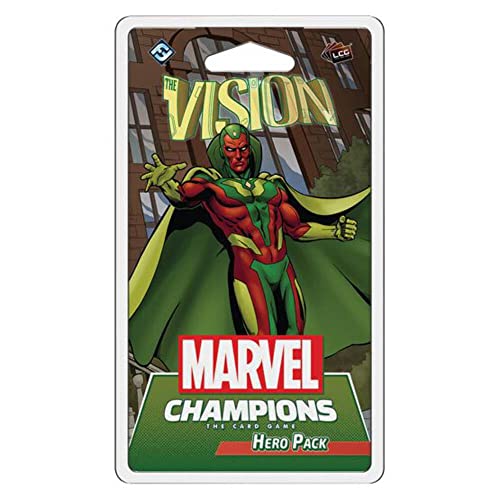 Fantasy Flight Marvel Champions The Card Game Vision Hero Pack | Strategy Card Game for Adults and Teens | Ages 14+ | 1-4 Players | Average Playtime 45-90 Minutes | Made Games, Various, (MC26en)
