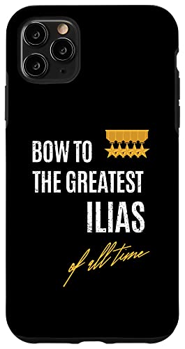 iPhone 11 Pro Max Bow To The Greatest Ilias Of All Time First Given Name Case