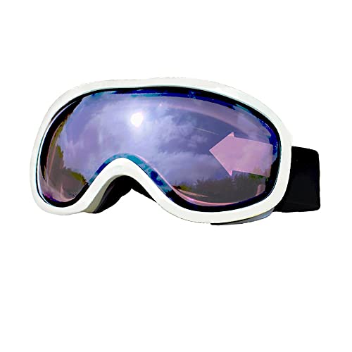 Bcofoa Snow Snowboard Goggle- Ski Goggles with Anti Fog Dual Lens for Men Women Youth Kids, Winter Sports Protective Glasses (Color : White3)