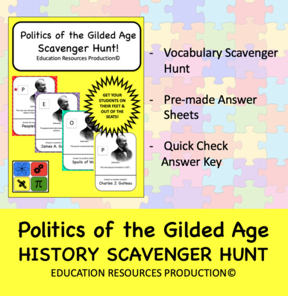 Politics of Gilded Age Scavenger Hunt