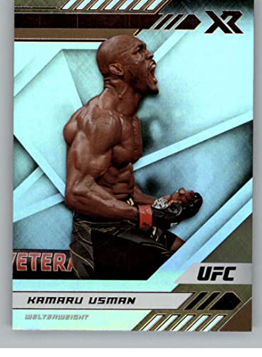 2021 Panini Chronicles UFC XR #188 Kamaru Usman Welterweight Official MMA Trading Card in Raw (NM or Better) Condition