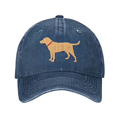 AUMIDO Yellow Labrador Retriever Cowboy Hat Cap Lightweight Quick Drying Trucker Hat for Men Women