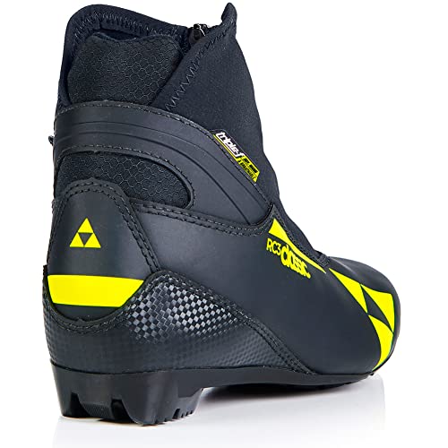 FISCHER Unisex Cross-Country Performance Insulated Membrane RC3 Classic Nordic Skiing Boots, Black/Yellow, Size 47 | The Storepaperoomates Retail Market - Fast Affordable Shopping