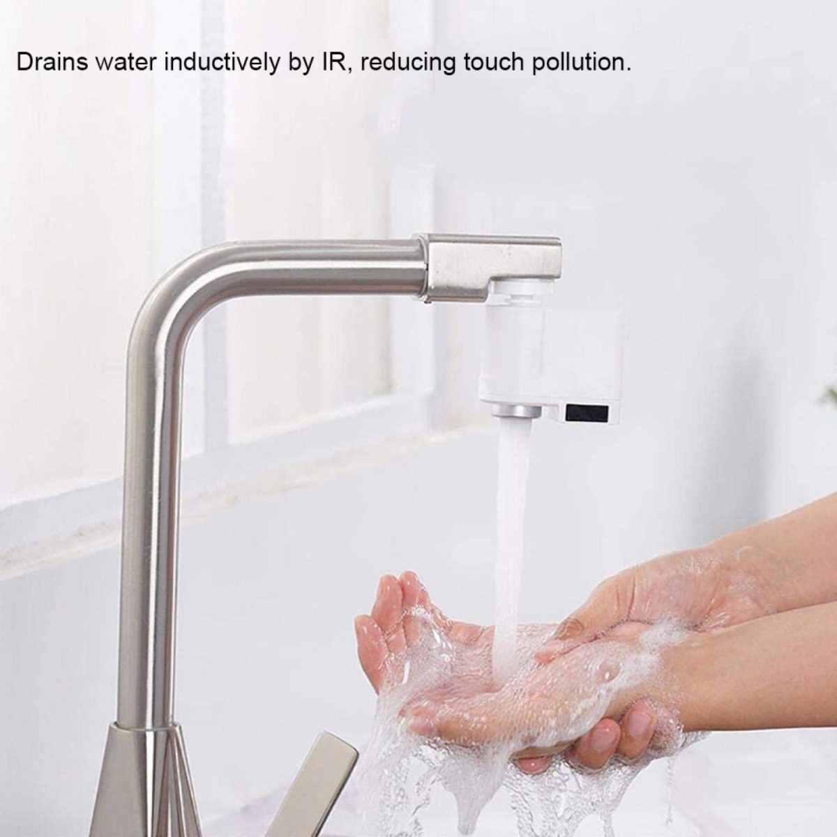 Okuyonic Water Saving Device, Filter Bubbler Meet Your Different Needs Asy for Installation Infrared Sensor Double Sensor Faucet Nozzle for Kitchen for Home | The Storepaperoomates Retail Market - Fast Affordable Shopping