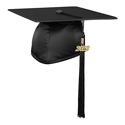 Endea Graduation Shiny Cap & Tassel (Black, 2022)
