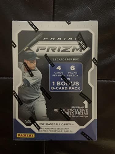 2021 Panini Prizm MLB Baseball BLASTER box (7 pks/box)