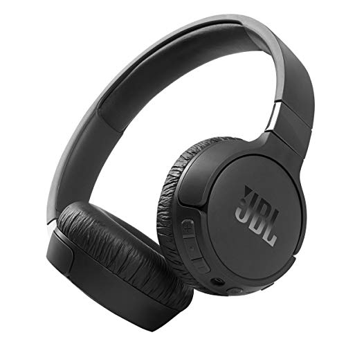 JBL Tune 660NC: Wireless On-Ear Headphones with Active Noise Cancellation – Black (Renewed)