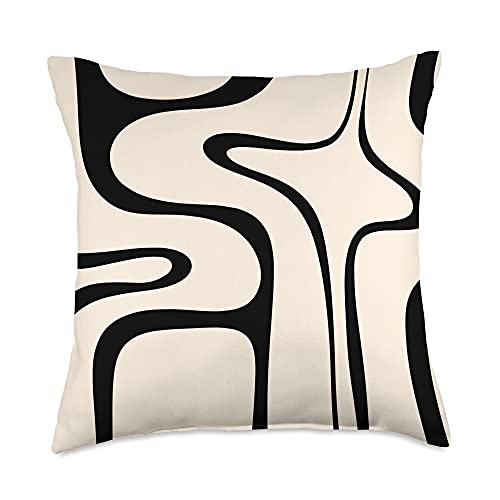 Kierkegaard Design Studio Midcentury 60s 70s Aesthetic Throw Pillow, 18×18, Multicolor