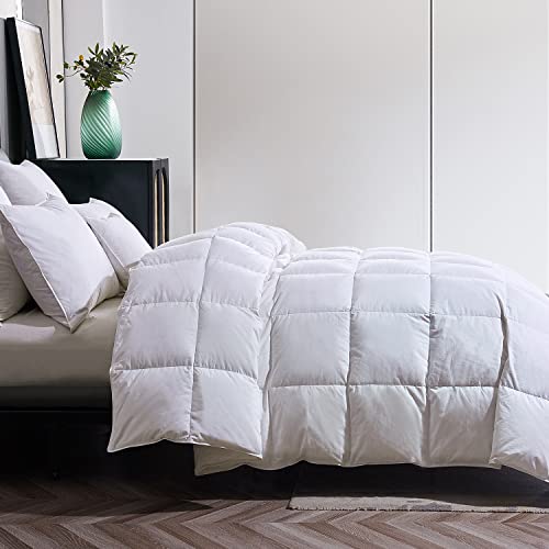 URBANLIFE Down Comforter King Size – Goose Down and Feather Bed Comforter, All Seasons King Duvet Insert, 100% Cotton Cover (106×90, White) | The Storepaperoomates Retail Market - Fast Affordable Shopping