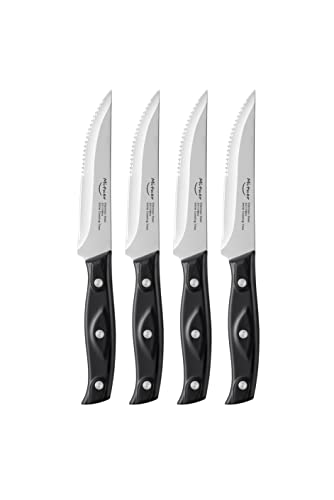 Mituer Steak Knives Steak Knife Set – Premium Stainless Steel Steak Knives set of 4