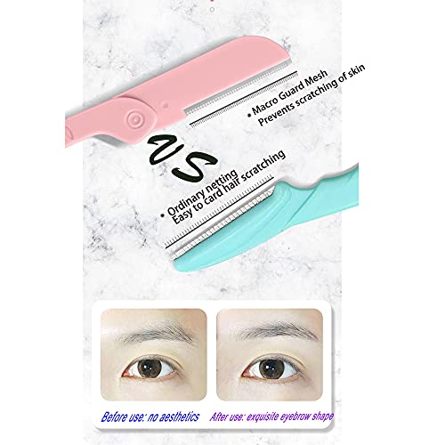XINYIBO Eyebrow Razor,Foldable Face Razor (9 Pieces),Eyebrow Shaper, Facial Razors for Women Face, Dermaplaning Tool,Helps to Smooth The Skin Dermaplane Facial Razor for Women Face | The Storepaperoomates Retail Market - Fast Affordable Shopping