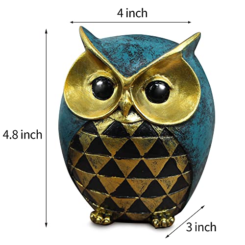 Vimtrysd Owl Statue Home Decor Retro Buho Small Crafted Animal Owl Figurines for Bookshelf Bedroom Living Room Office TV Stand Decorations,Owl Décor Animal Sculptures Gift for Birds Lovers | The Storepaperoomates Retail Market - Fast Affordable Shopping