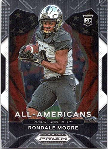 2021 Panini Prizm Draft Picks #187 Rondale Moore Purdue Boilermakers All American (Rookie Year Card) NFL Football Card NM-MT