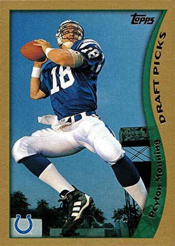1998 Topps Football #360 Peyton Manning Rookie Card
