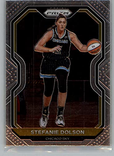 2021 Panini Prizm WNBA #58 Stefanie Dolson Chicago Sky Official Basketball Trading Card in Raw (NM or Better) Condition