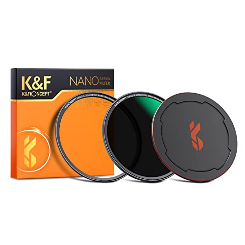 K&F Concept 67mm Magnetic Swap ND64 Lens Filter (6-Stop Fixed Neutral Density Filter) Quick Switch Waterproof Scratch Resistant Lens Filter with 28 Multi-Layer Coatings for Camera Lens