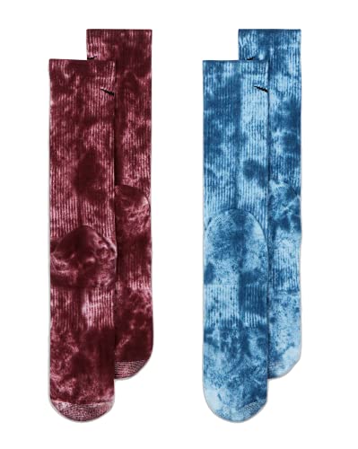Tie Dye Nike Dri-Fit Crew Socks – Red Blue / Green Sapphire / Yellow Orange (Maroon/Dark Blue, Large) | The Storepaperoomates Retail Market - Fast Affordable Shopping
