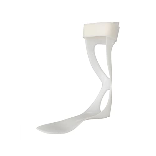Leaf Spring Semi-Rigid AFO Support Brace for Flaccid Foot Drop Foot with Moldable/Trimmable Footplate Orthosis Support