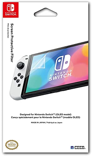 HORI Screen Protective Filter (OLED Model) – Officially Licensed – Nintendo Switch