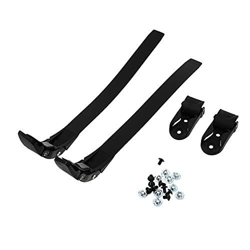 ifundom 2 Set Roller Skate Strap Replacement Inline Roller Skate Shoes Energy Strap Buckles with Screws Suit for Men Women Kids Outdoor Skating Parts