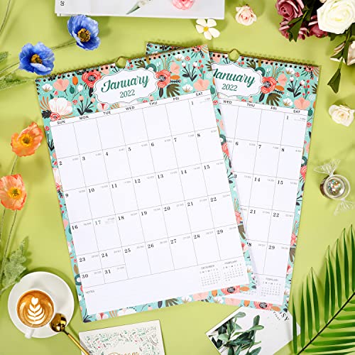 2022 Calendar – 2022 Wall Calendar, 12″ x 17″, Jan. 2022 to Dec. 2022, 2022 Monthly/Wall Calendar with Twin-Wire Binding, Thick Paper, Julian Date, Colorful Floral Cover, Perfect for Planning | The Storepaperoomates Retail Market - Fast Affordable Shopping