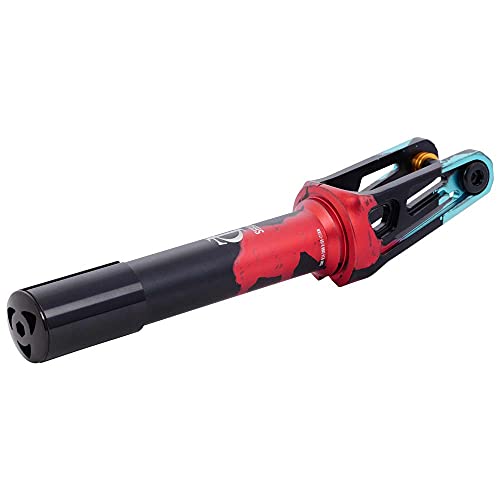 Oath Shadow SCS/HIC Scooter Fork Triple Anodised Black, Teal & Red, Forged Aluminium, for Pro Scooters | The Storepaperoomates Retail Market - Fast Affordable Shopping