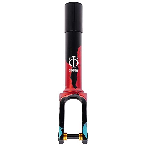 Oath Shadow SCS/HIC Scooter Fork Triple Anodised Black, Teal & Red, Forged Aluminium, for Pro Scooters | The Storepaperoomates Retail Market - Fast Affordable Shopping
