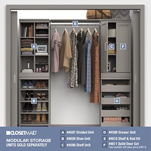 ClosetMaid 4609 Modular Storage Stackable Shoe Shelf Unit, Taupe | The Storepaperoomates Retail Market - Fast Affordable Shopping