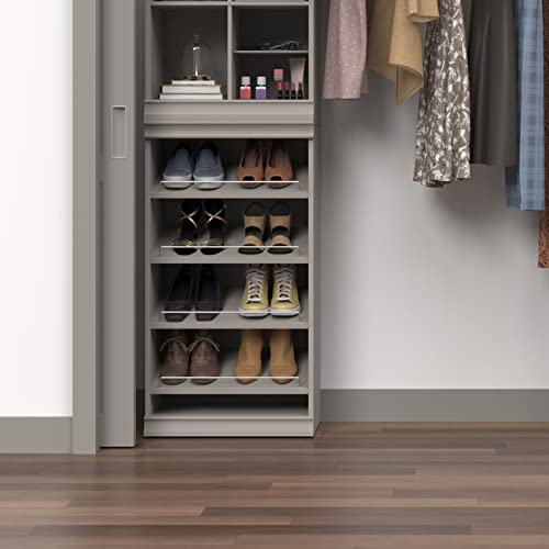ClosetMaid 4609 Modular Storage Stackable Shoe Shelf Unit, Taupe | The Storepaperoomates Retail Market - Fast Affordable Shopping