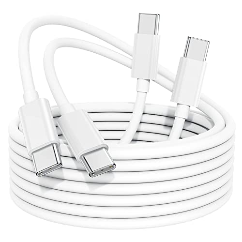 100W/5A Apple USB C to USB C Cable [2Pack/6.6FT], Replacement Type C Charger Cord for MacBook Pro 16, 15, 14, 13 inch, MacBook Air 2020/2019/2018,iPad Pro/Air, Compatible All PD USB C Charger