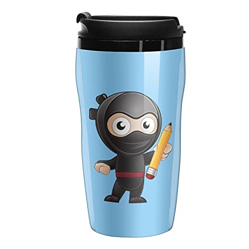 Creativity High Temperature Heat insulation Drinks Coffee Cup Custommake Ninja Killer Night Clothes Funny Kid Pencil for Birthday or holiday Gift Present for Family Friends 250ml
