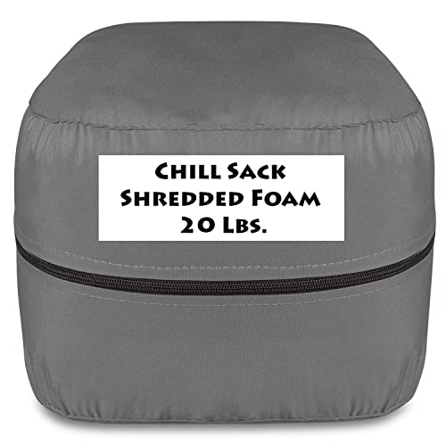 Chill Sack Shredded Memory Foam Refill: Filling Foam Refill for Bean Bags, Dog Beds and Pillows, 20lbs, Multi-Color | The Storepaperoomates Retail Market - Fast Affordable Shopping