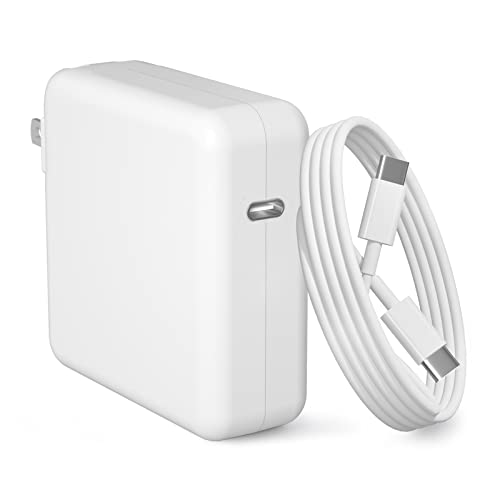 Eezapet Mac Book Pro Charger,96W USB-C Power Adapter Compatible with MacBook Pro 16/15/14/13-inch,for MacBook Air,for MacBook 12-inch,for Ipad Pro,Included 6.6ft USB-C to USB-C Cable(2M)