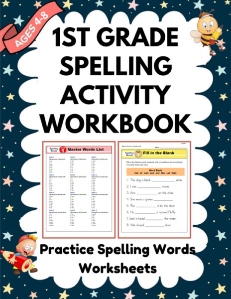 1st Grade Spelling Activity Workbook