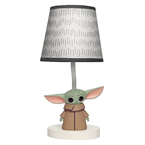 Lambs & Ivy Star Wars The Child/Baby Yoda Nursery Lamp with Shade and Bulb