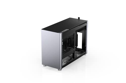 Jonsplus i100 Pro Mini-ITX Gaming Case, Sandblasted Silver Magnesium/Aluminum Alloy, Tempered Glass Side Panels – Supports Custom Liquid Cooling, 360mm AIO, 166mm Air Cooler, 3-Slot GPU | The Storepaperoomates Retail Market - Fast Affordable Shopping