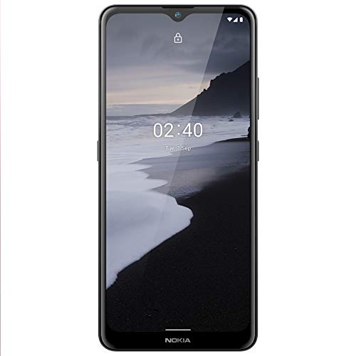 Nokia 2.4 | Android 10 | Unlocked Smartphone | 2-Day Battery | Dual SIM | 3/64 GB | 6.5-Inch Screen | Charcoal