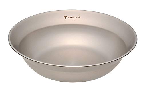 Snow Peak Stainless Steel Tableware Bowl L,Silver,TW-031K