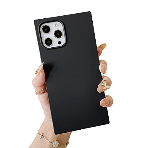 Cocomii Square iPhone 11 Case – Square Silicone – Slim – Lightweight – Matte – Silky Soft Touch Silicone – Microfiber Lining – Luxury Aesthetic Cover Compatible with Apple iPhone 11 6.1″ (Black)