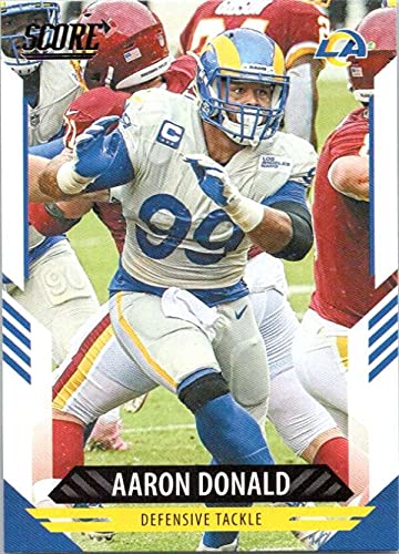 2021 Score #255 Aaron Donald Los Angeles Rams NFL Football Trading Card