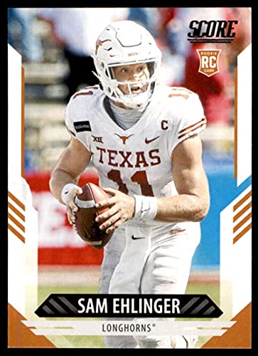 2021 Score #362 Sam Ehlinger RC Rookie Texas Longhorns NFL Football Trading Card