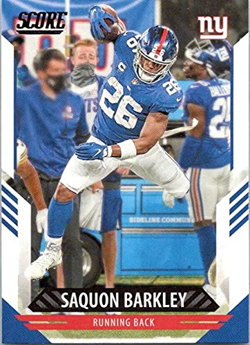 2021 Score #62 Saquon Barkley New York Giants NFL Football Trading Card