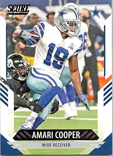 2021 Score #53 Amari Cooper Dallas Cowboys NFL Football Trading Card