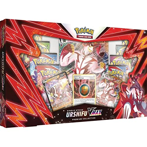 Pokémon | Urshifu Single Strike Vmax Premium Box | Card Game | Ages 6+ | 2 Players | 10+ Minutes Playing Time | Amazon Exclusive
